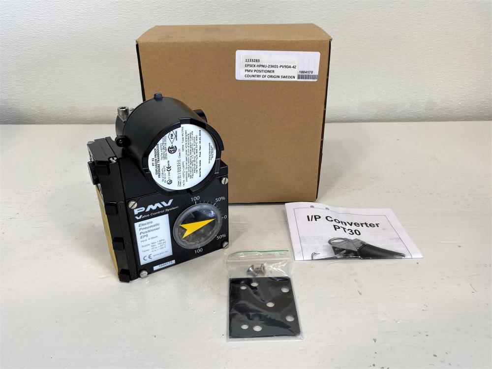 PMV Electro-Pneumatic EP5 Positioner w/ PT 32 Pressure Transducer